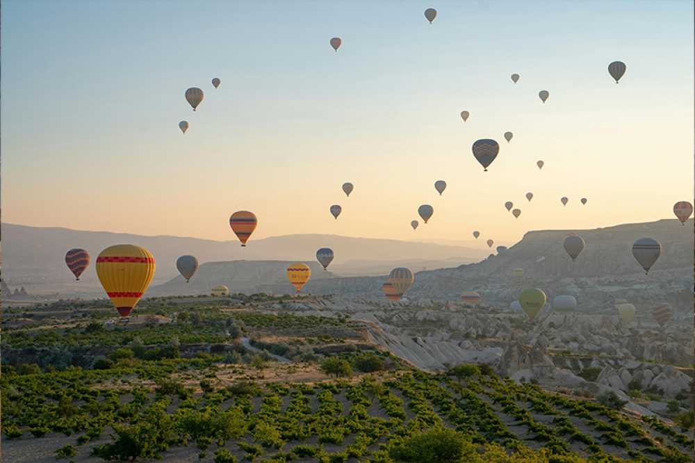 Kapadokya'da Balonla Efsane Bir Deneyim